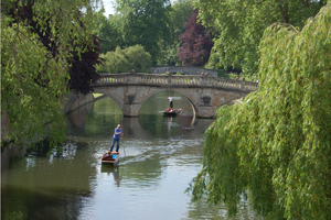 Punting on the River Cam, Cambridge