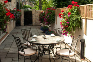 Enjoy Breakfast on our patio